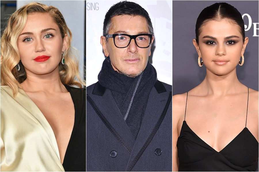 Stefano Gabbana insulta a Miley Cyrus luego de que ella saliera en defensa de Selena Gomez