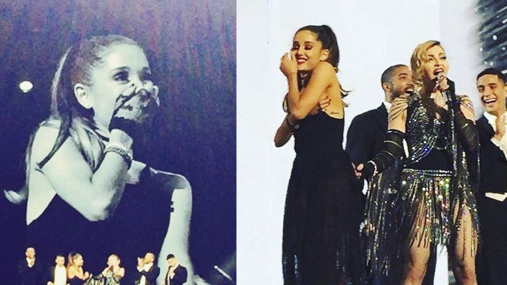 Ariana Grande le agradeció públicamente a Madonna