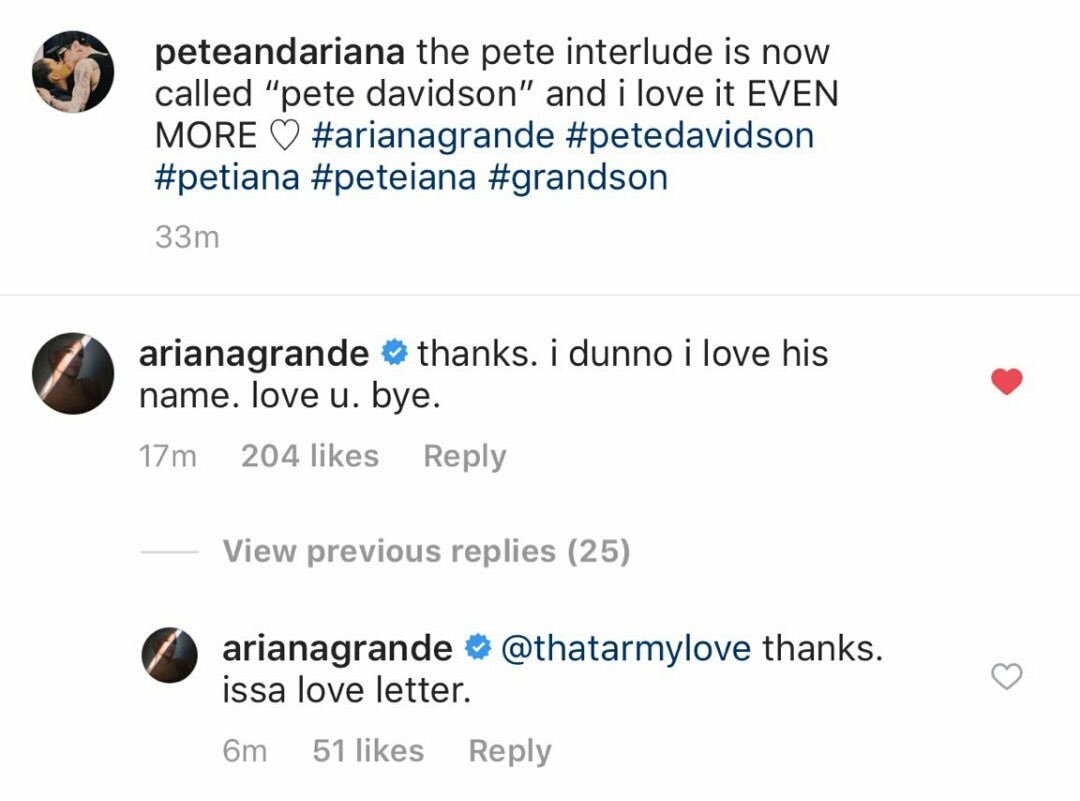 Ariana Grande cambió el nombre de una de las canciones de su nuevo álbum