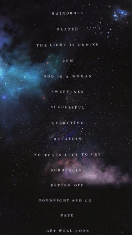 Ariana Grande revela el tracklist definitivo de 'Sweetener'