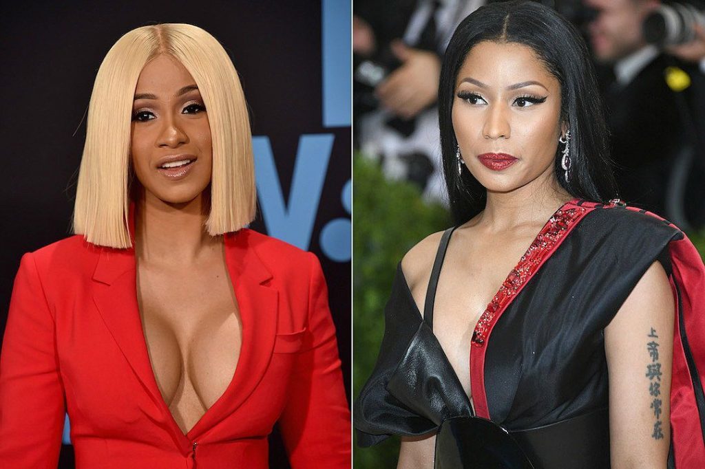 Cardi B igualó récord de Nicki Minaj en Billboard