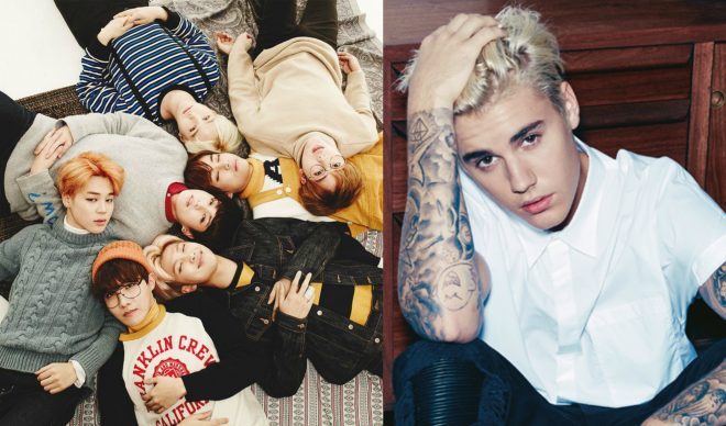 BTS empata récord de Justin Bieber en Billboard