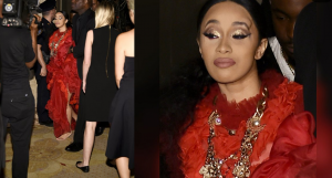 Cardi B le tiró un tacón a Nicki Minaj en la fiesta de Harper Bazaar Cardi B le tiró un tacón a Nicki Minaj en la fiesta de Harper Bazaar
