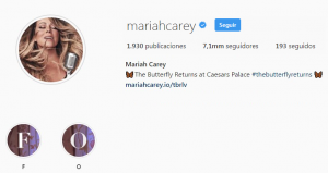 Mariah Carey podría estar mostrando el nombre de su nuevo single
