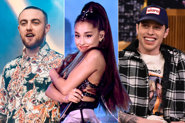 Pete Davidson enviaba fotos intimas de Ariana Grande a Mac Miller
