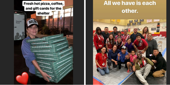 Lady Gaga sorprende a los afectados en California con un gran regalo