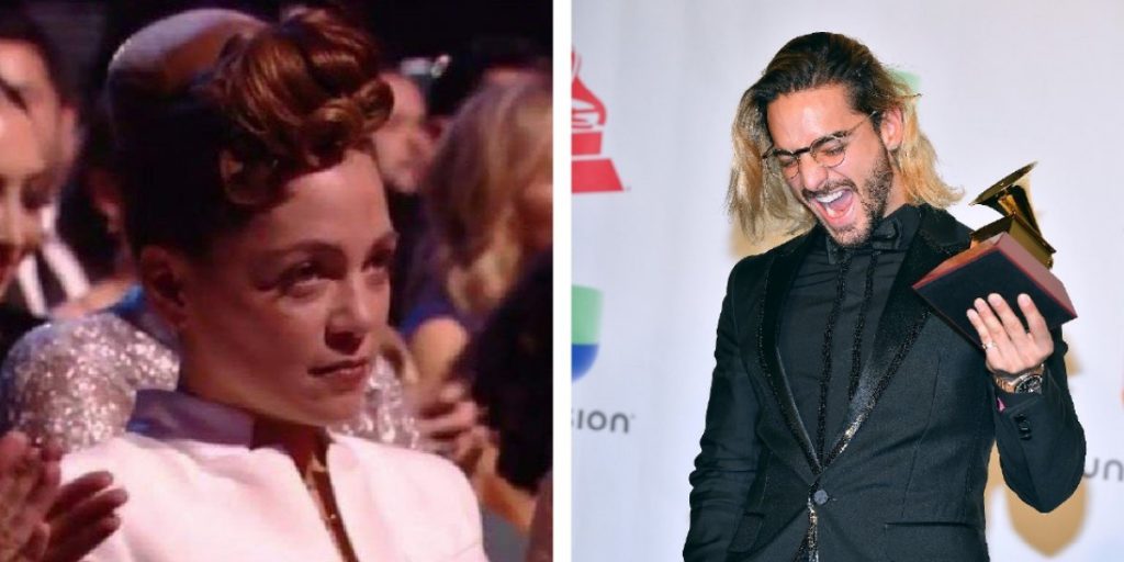 Natalia Lafourcade explica el por qué de su mirada a Maluma en los Grammys