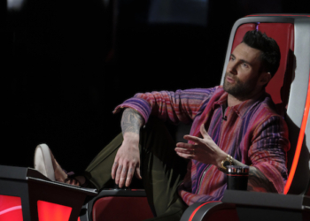 THE VOICE -- "Live Top 10 Results" Episode 1517B -- Pictured: Adam Levine -- (Photo by: Trae Patton/NBC)