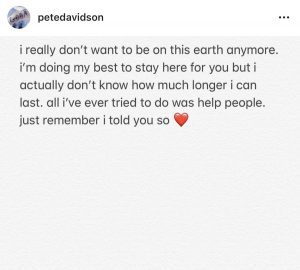 Pete Davidson no quiere ver a Ariana Grande