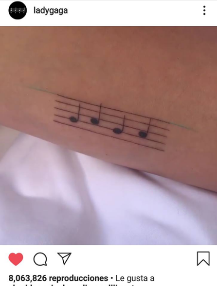 Lady Gaga NO rompió un record en Instagram con el vídeo de su tatuaje