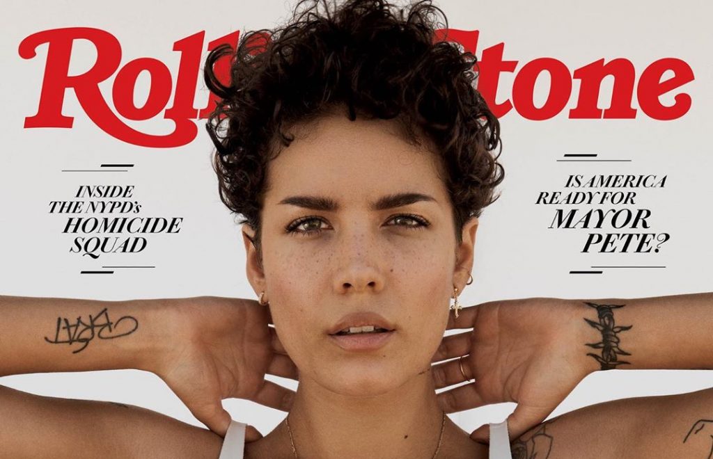 Halsey es fuertemente criticada por su portada en la revista Rolling Stone