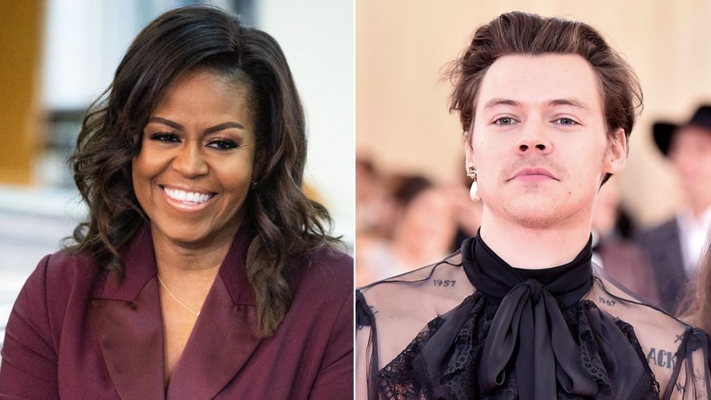 Harry Styles es golpeado por Michelle obama en su 'paquete'