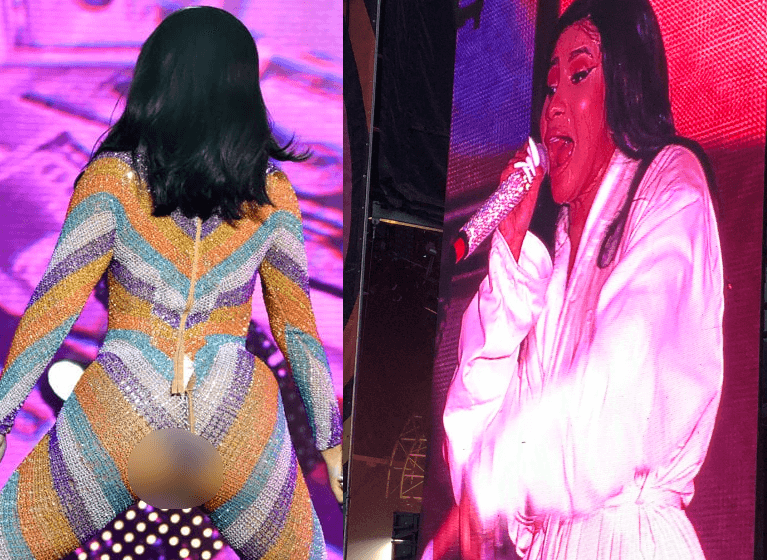 cardi b vestido roto