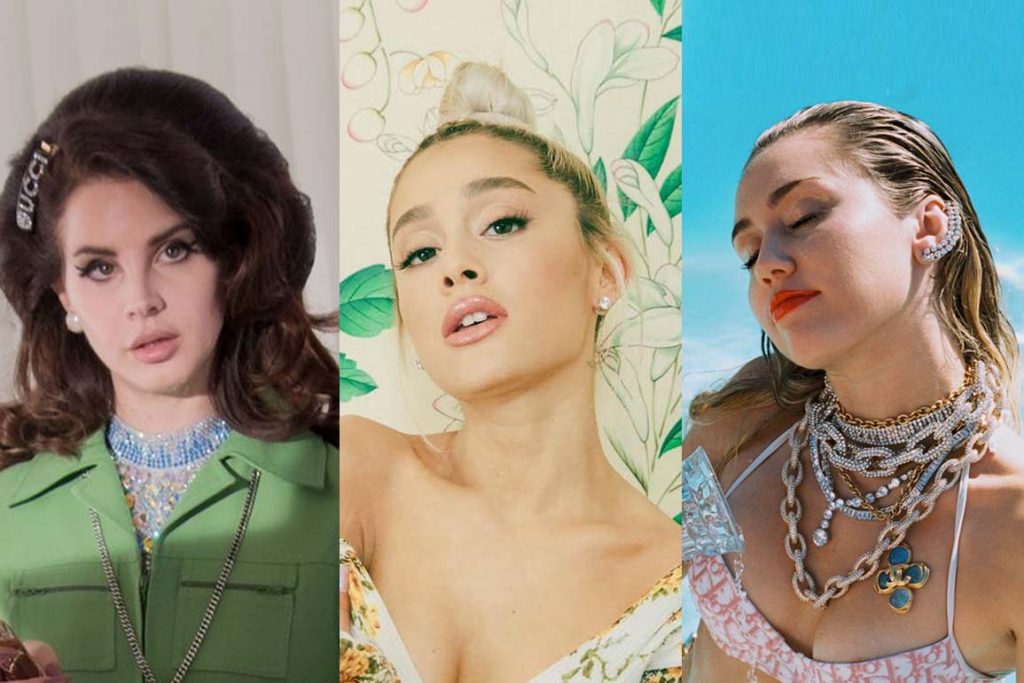 Miley Cyrus y Ariana Grande confirman colaboración con Lana del Rey
