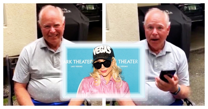 La reacción de un abuelo al recibir tickets para ver a Lady Gaga se apodera del internet
