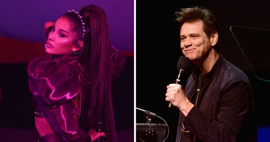Ariana Grande 'no tiene palabras' luego de trabajar con Jim Carrey