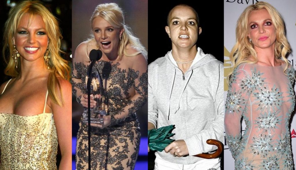 Los cambios físicos de Britney Spears al paso de los años