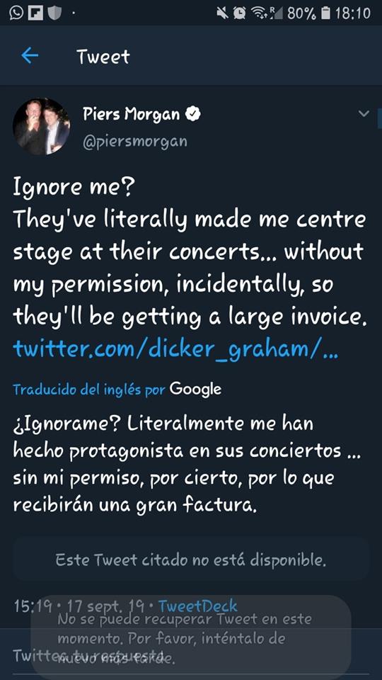 Piers Morgan planea demandar a las chicas de Little Mix después de que estas lo usaran en su tour