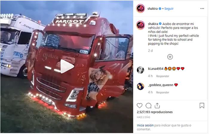 El tremendo carro en el que Shakira llevará a sus hijos al colegio