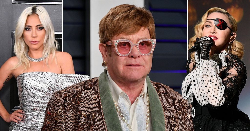 Elton John dice que la carrera de Madonna está acabada y 'defiende' a Lady Gaga