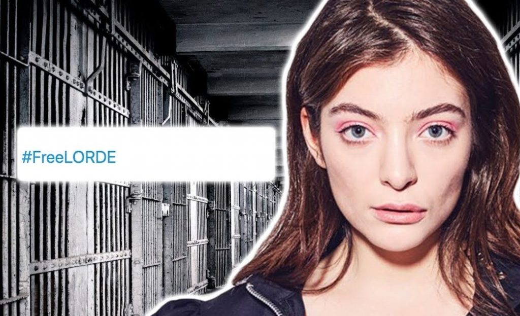 Fans de Lorde crean drama en las redes al revelarse que la artista 'podría ir a prisión'