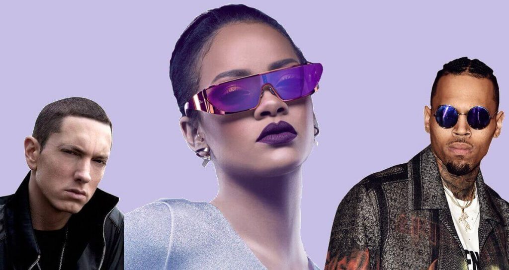 Eminem apoya golpiza que Chris Brown le dio a Rihanna en canción filtrada