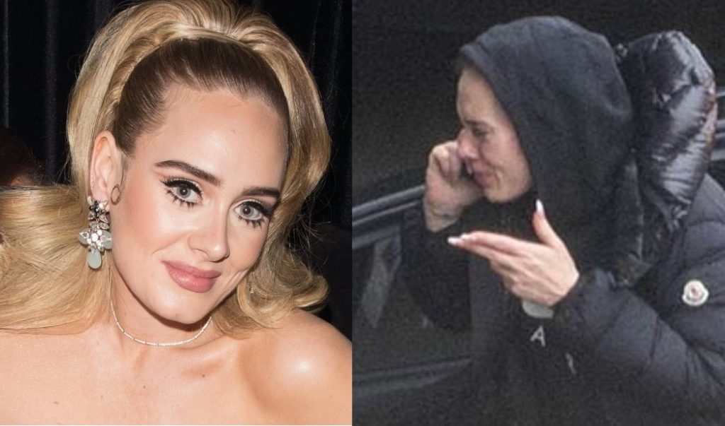 Adele colapsa y rompe en llanto por tensa conversación telefónica en Londres