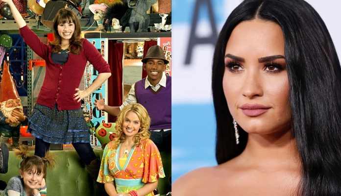 Demi Lovato se burla de si misma en un en vivo con el equipo de Sunny With a Chance