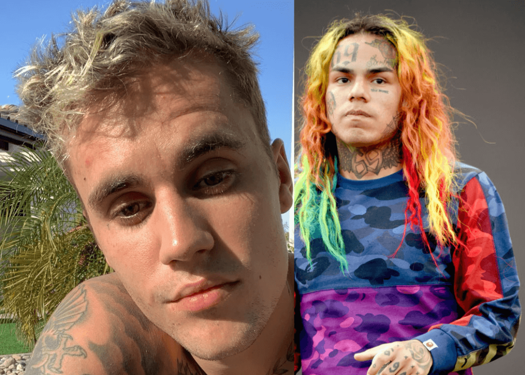 Justin Bieber defiende a Ariana Grande de 6ix9ine 'te metes con ella, lo haces conmigo'