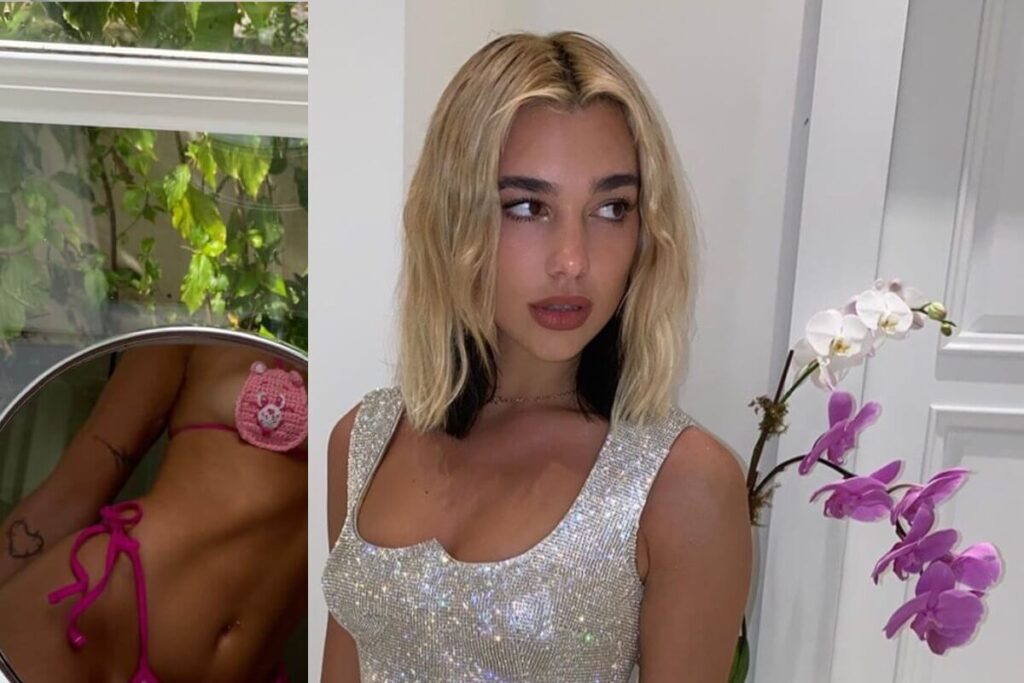 Dua Lipa enciende las redes con atrevidas fotos en un diminuto bikini rosa