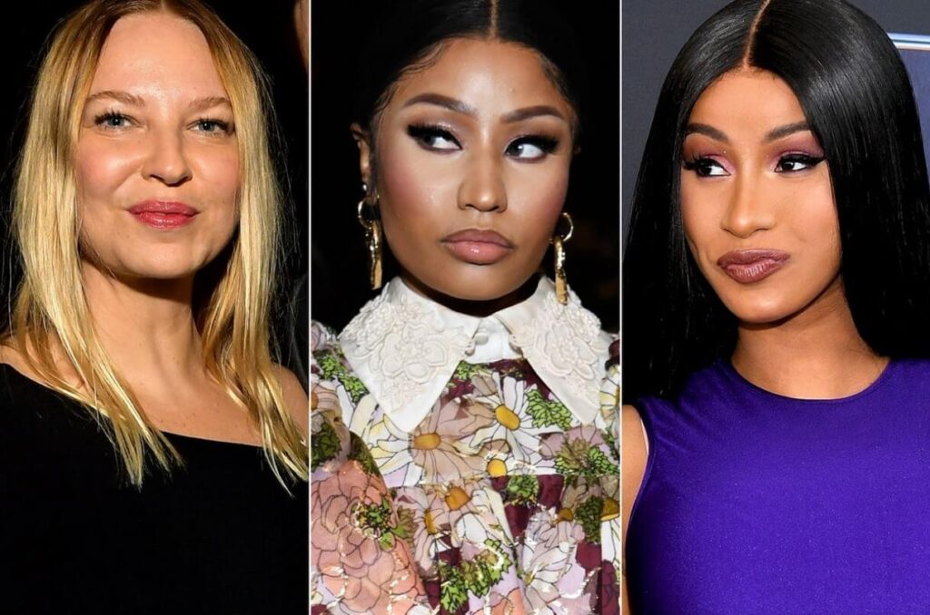 Sia confunde por error a Nicki Minaj con Cardi B y revela que es fan de ambas raperas
