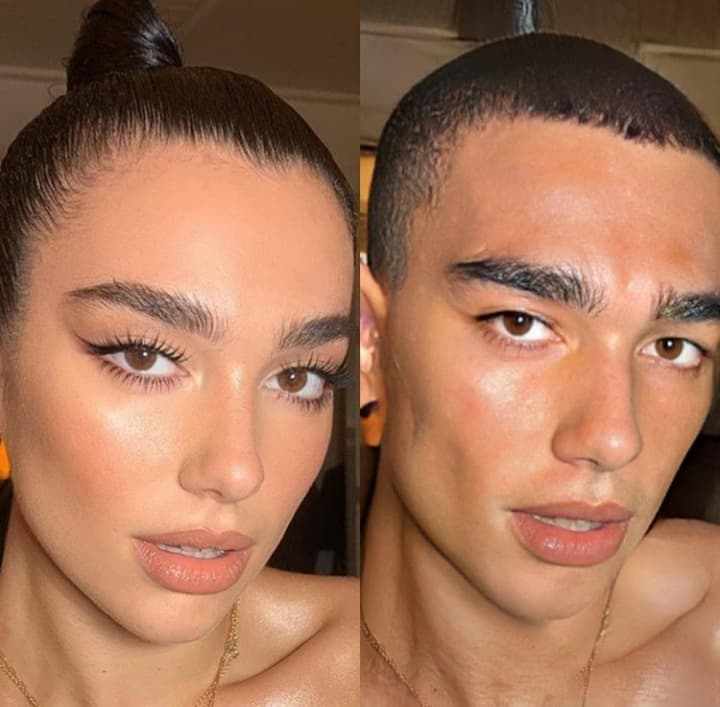 Así es como se verían algunas cantantes si fueran hombres