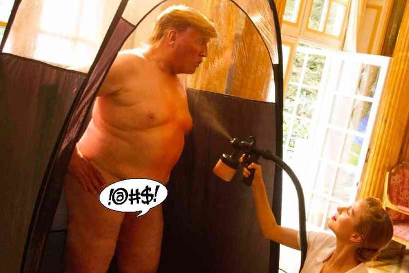filtran supuestos nudes de Donald Trump y el Internet reporta náuseas masivas