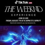 The Weeknd anuncia concierto virtual en TikTok