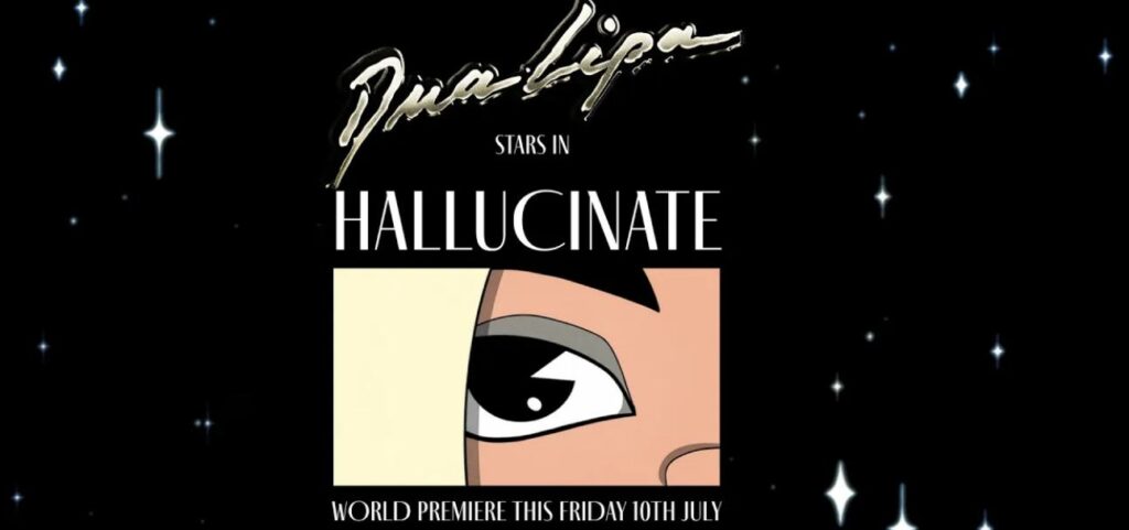Dua Lipa lanza el vídeo de su nuevo sencillo 'Hallucinate' miralo ahora