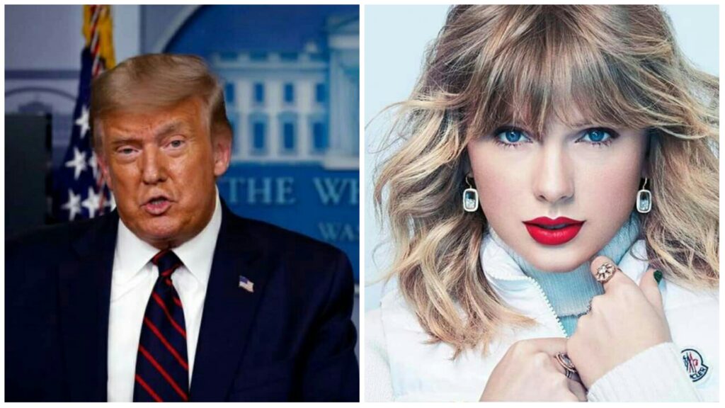 Taylor Swift acusa a Donald Trump de manipular las elecciones en Estados Unidos