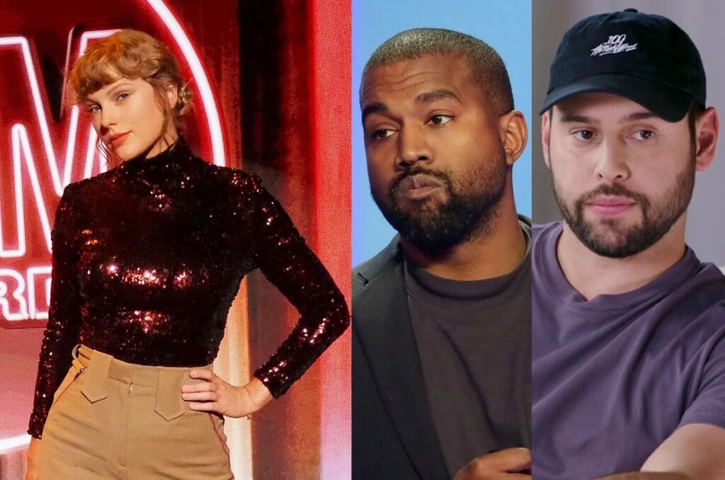 Kanye West asegura ayudar a Taylor Swift a recuperar su antigua música de Scooter Braun