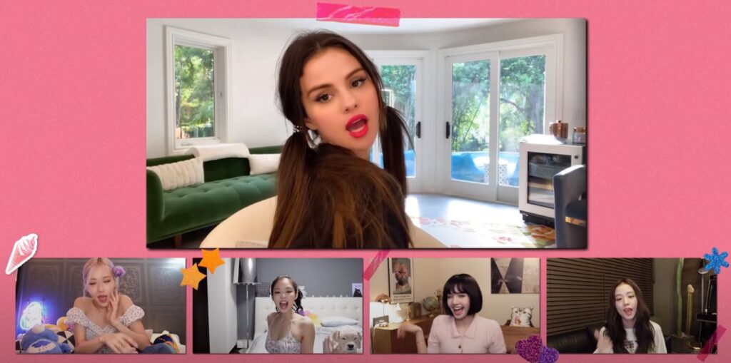 Selena Gomez se une a BLACKPINK para el vídeo lyrics de "Ice Cream"