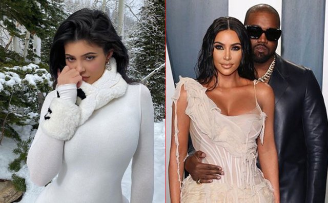 Kim Kardashian 'da a luz' a Kylie Jenner en video filtrado de Kanye West