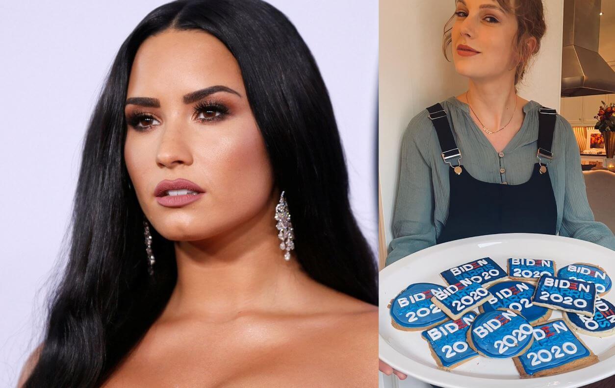 Demi Lovato alaba a Taylor Swift por involucrarse en la política y la defiende de haters