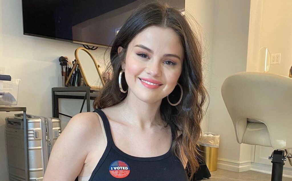 Selena Gomez admite que esta es la primera vez que vota en elecciones de Estados Unidos