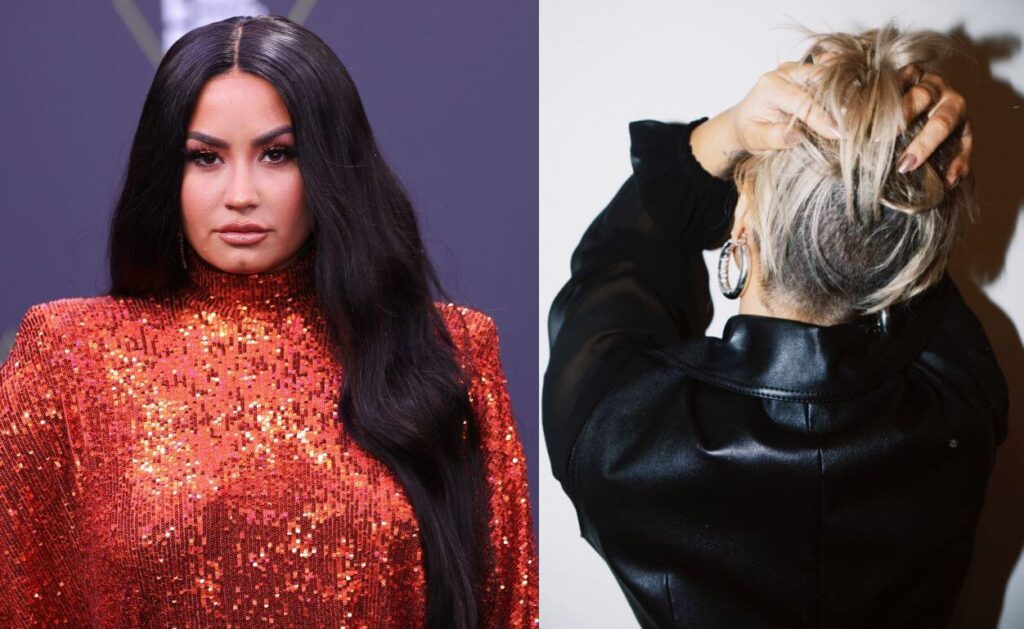 Demi Lovato se afeita la mitad de la cabeza en espectacular cambio de look y enciende las redes