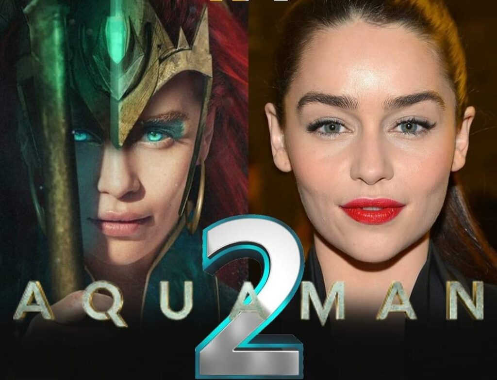 ¿Despidieron a Amber Heard? Revelan imágenes de Emilia Clarke como 'Mera' en "Aquaman 2"