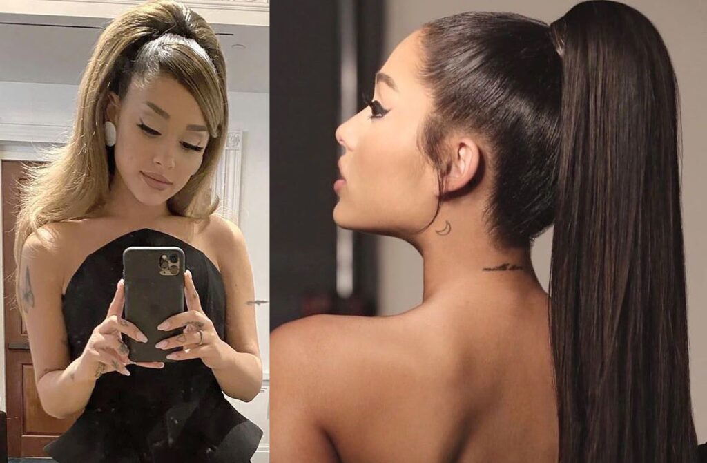 Ariana Grande utiliza el fijador Moco de Gorila para peinarse su famosa ponytail