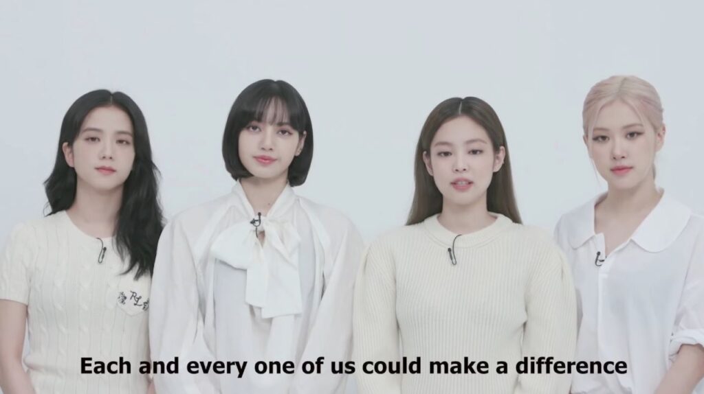 BLACKPINK lidera campaña de las Naciones Unidas para luchar contra el cambio climático