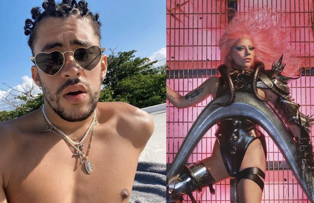 Bad Bunny revela que la música de Lady Gaga es su terapia cuando se siente triste