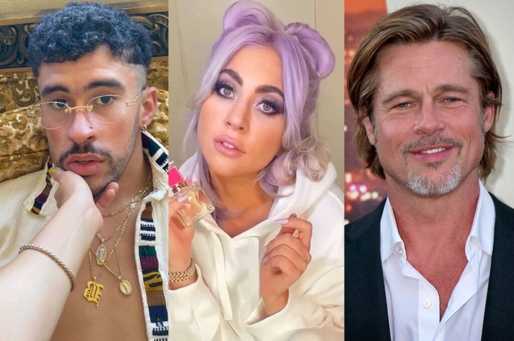 Bad Bunny y Lady Gaga actuarán juntos en la película 'Bullet Train' protagonizada por Brad Pitt