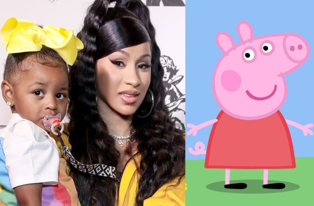 Cardi B amenaza con quitarle la vida a Peppa Pig por darle malos ejemplos a su hija Kulture