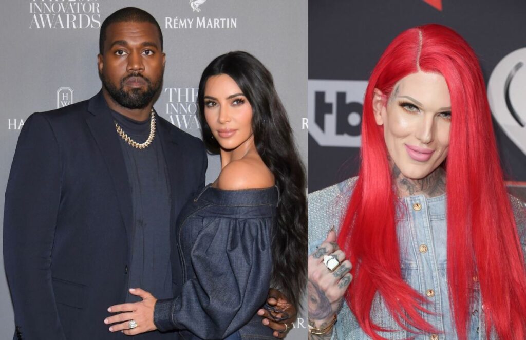 Kanye West le fue infiel a Kim Kardashian con Jeffree Star y por eso se están divorciando según teoría viral en TikTok
