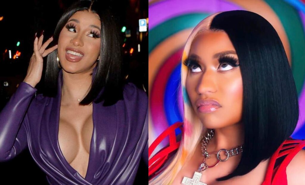 Cardi B se burla de fans de Nicki Minaj que dijeron que fracasaría con "UP" por ser en solitario